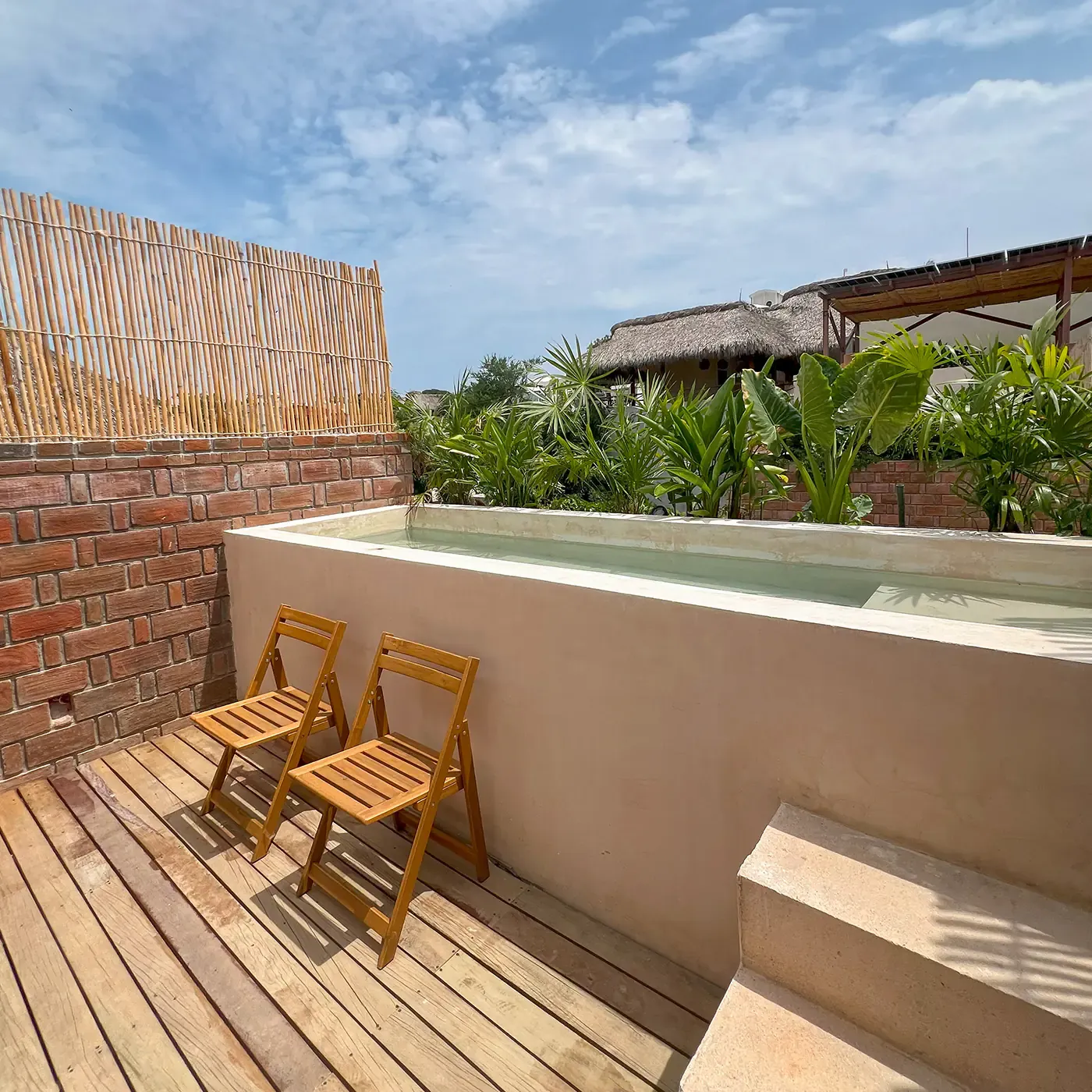 Private plunge pool at Loft Armadillo