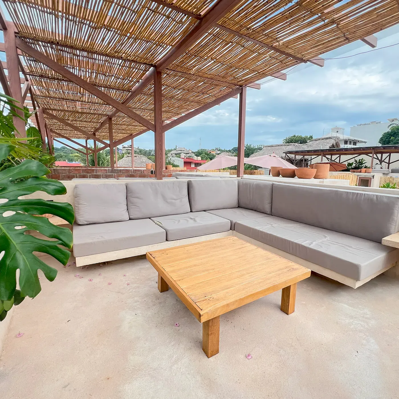 Rooftop lounge at Villa Coatí