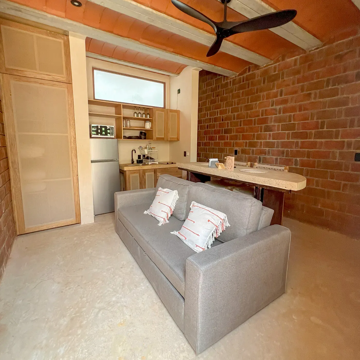 Living area inside Loft Tábano